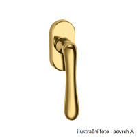 TWIN Klika okenní Elegant BA 1225 RO/CH-SAT 4 pol. 45 mm