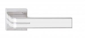 TWIN Klika Turn HX8505 HR BB/CH s bílou listelou