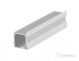 SEVROLL 05325 Pax úchytová lišta 4mm 2,7m černá mat