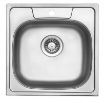 StrongSinks S1 Eko Dřez 488x488mm horní montáž, nerez satén