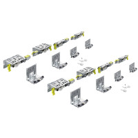 HETTICH 9278795 TopLine XL posuvné dveře sada pro 4 křídla,33mm,22-30mm/80kg