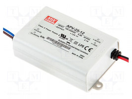 Napájecí zdroj MEAN WELL APV-25-12, 12V, 25W, IP42