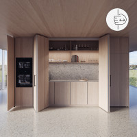 K-HAWA Folding Concepta III 25 Pull do pouzdra 1900 - 2700mm 2 křídla stříbrná P