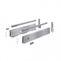 HETTICH 9307207 Atira flexi sada úplná 520/144 stříbrná, reling, čelní příchyt