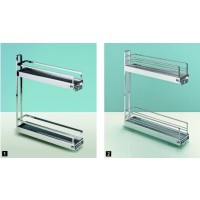 HETTICH 9207579 čelní výsuv 2-patrový Arena Classic 90°, stříbrná