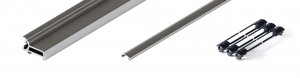 HAWA 31519 Folding Concepta III 20 vertikální profil 1200 - 2200mm, stříbrná