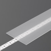 StrongLumio krycí lišta G k profilu Wide 24 naklapávací/násuvná 2000mm průsvitná