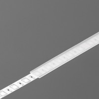 StrongLumio krycí lišta A k profilu Slim 8/Smart 10 násuvná, 2000mm průsvitná