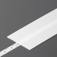 StrongLumio krycí lišta G k profilu Wide 24 naklapávací/násuvná 2000mm mléčná