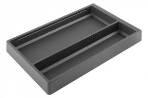 AGOFORM Příborník Separado Flex Kristall soft Touch 546x300x2,8mm černá