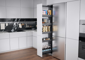 K-KES Dispensa, potravinová skříň, Arena Pure, antracit, 150/900-1300