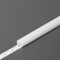 StrongLumio krycí lišta C1 k profilu HI 8 naklapávací, 2000mm mléčná
