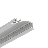 StrongLumio profil LED Flat 8, 2000mm stříbrná elox