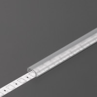 StrongLumio krycí lišta I k profilu Pen8 naklapávací, 1000mm průsvitná