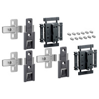 HETTICH 9339499 WingLine L new středové závěsy seřiditelné 3 ks, antracit