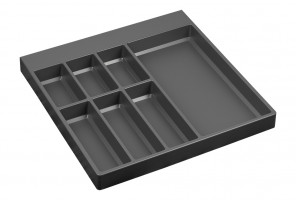 AGOFORM Příborník Separado 523x522x2,8 mm antracit