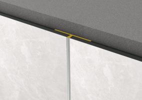 Rocko Tiles SLIM profil ČERNÝ 2,8 m