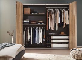 K-HETTICH WingLine L,lehké dveře,s dolním vedením,1200mm,4 závěsy S,L+P,šedý