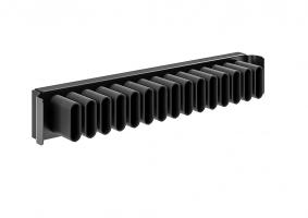 KES 238384 Conero boční držák na opasky nebo kravaty, 475mm, černý