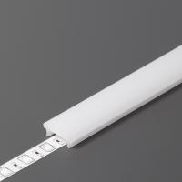 StrongLumio krycí lišta K k profilu Floor naklapávací mléčná 4100mm