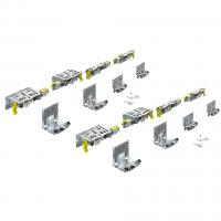 HETTICH 9278792 TopLine XL posuvné dveře sada pro 4 křídla,17mm,30-40mm/80kg