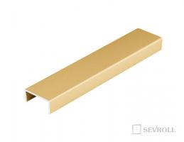 SEVROLL 06789 profil "U" pro lamino 18mm 3m zlatá/mosaz