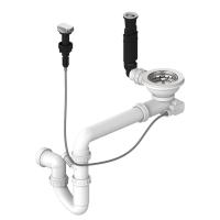 StrongSinks S3 Sifon pro úsporu místa s excentrem pro granitové dřezy Vardar