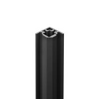 HETTICH 9360710 FurnSpin Cadro rohový profil černá 3000 mm