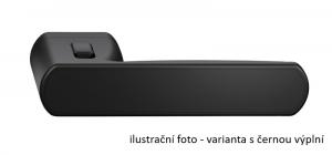 TWIN Klika Allegra 1618 FAST LOCK/CM, levá klika (černá výplň)