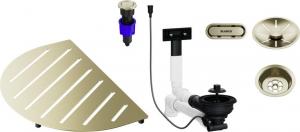 BLANCO 527995 Příslušenství dřezu Oovalon Components - Satin Gold