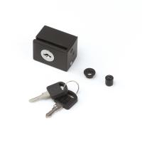 HETTICH 9303932 Cadro zámek na skleněné dveře, sada, černá mat