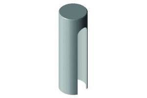 Krytka závěsů SZ 82 průměr 14mm imitace nerezi