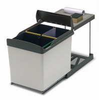 GOLLINUCCI Sorter Linea 538 450mm 2x21l světle šedá
