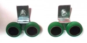 SEVROLL 10204 horní vozík Gemini symetrický 10/18mm - 2ks