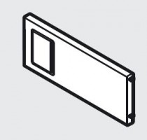 BLUM ZC7Q010SS Ambia Line příčka 100mm černá