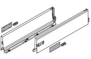 BLUM 378K5002SA Antaro, bočnice K 500mm, bílá, sada