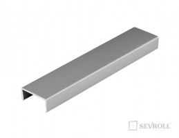 SEVROLL 00031 profil "U" pro lamino 18mm 3m stříbrná