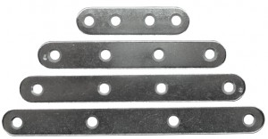 STRONG Spojovací plech 100x15mm zinek bílý