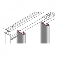 HETTICH 9130038 dveřní úchytkový profil hliník 2,5m