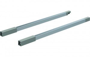 HETTICH 9194530 Atira reling, 470mm, levá, stříbrná