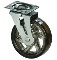 StrongCastors kolečko TOP průměr 75mm transparentní tmavá bez brzdy