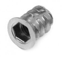 BU03 Matice závrtná s límcem M6x17mm