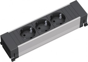 BACHMANN 317.100 zásuvková jednotka 3x 230V Schuko