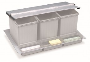 GOLLINUCCI Příslušenství automatický kryt pro Sistema 600mm 2 kryty šedá