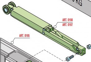 SISCO Silent tlumič pro posuvné interiérové dveře 100kg