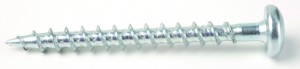 StrongFix Vrut TX 4x16mm půlkulatá hlava zinek bílý