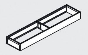 BLUM ZC7S600RS2 Ambia-line rámeček pro LBX/MVX, NL=600/Š=200 Hedvábně bílá SW-M