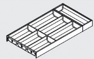 BLUM ZC7S600BS3 Ambia-line zás.na příbory LBX/MVX, NL=600/Š=300 Hed.bíl/Orion še