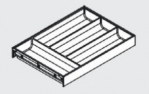 BLUM ZC7S450BS3 Ambia Line příborník 300/450 šedý