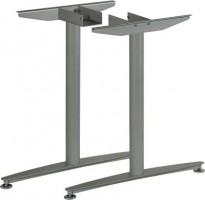 MILADESIGN podnož středová noha Linear LN3302 stříbrná